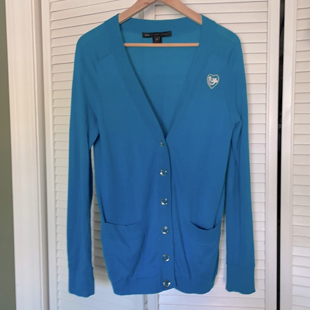Marc Jacobs Blue v-neck Cardigan S